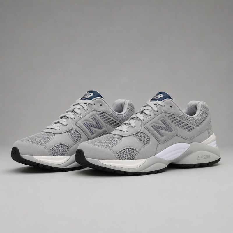 N_B_9060 Grey Lifestyle Sneakers – Premium Comfort & Everyday Style