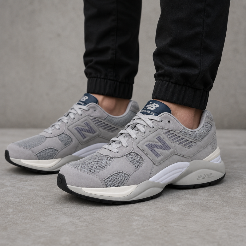N_B_9060 Grey Lifestyle Sneakers – Premium Comfort & Everyday Style