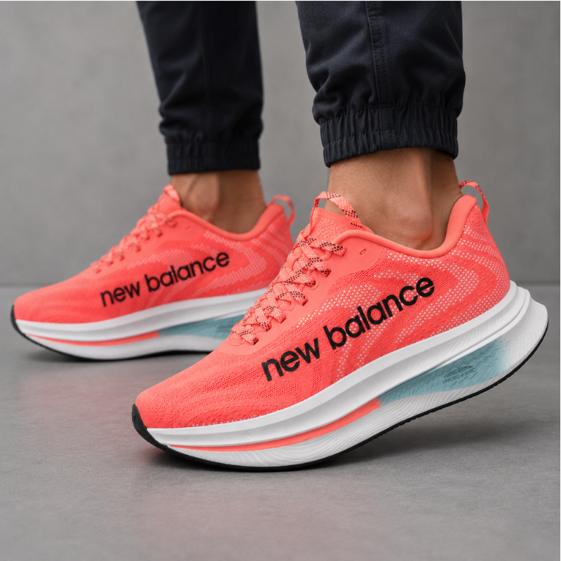 N_e_w_Balance FuelCell SuperComp Elite v4 – Coral Orange Carbon Running Shoes