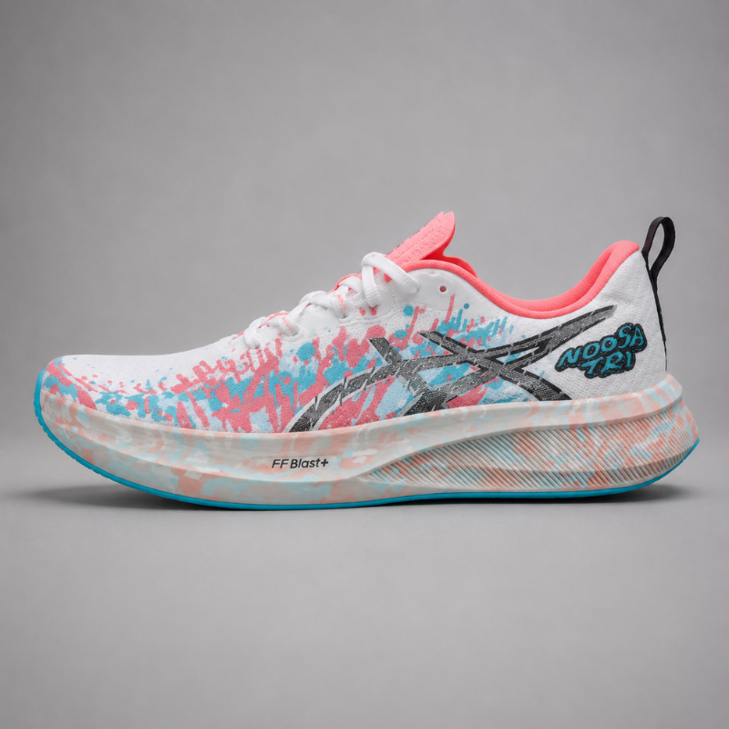 ASI_CS_Noosa Tri 16 – White/Pink Performance Running Shoes