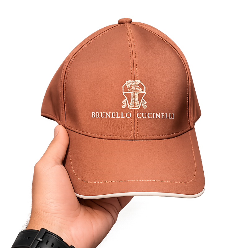 Bru_nello_Cucinelli Premium Embroidered Baseball Cap | Luxury Adjustable Unisex Cap