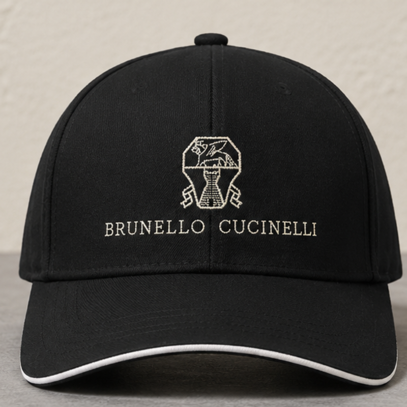 Bru_nello_Cucinelli Premium Cotton Baseball Cap | Luxury Adjustable Unisex Cap