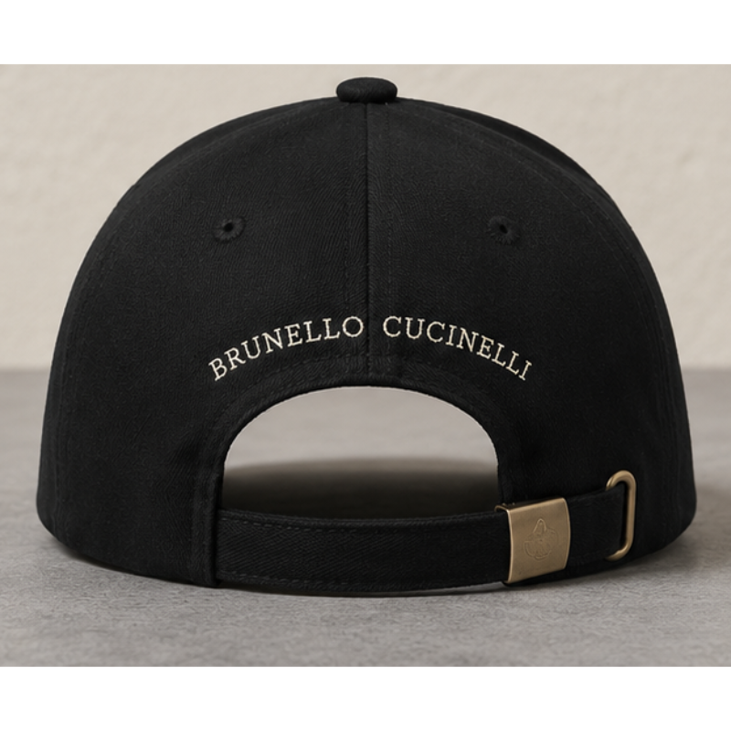 Bru_nello_Cucinelli Premium Cotton Baseball Cap | Luxury Adjustable Unisex Cap