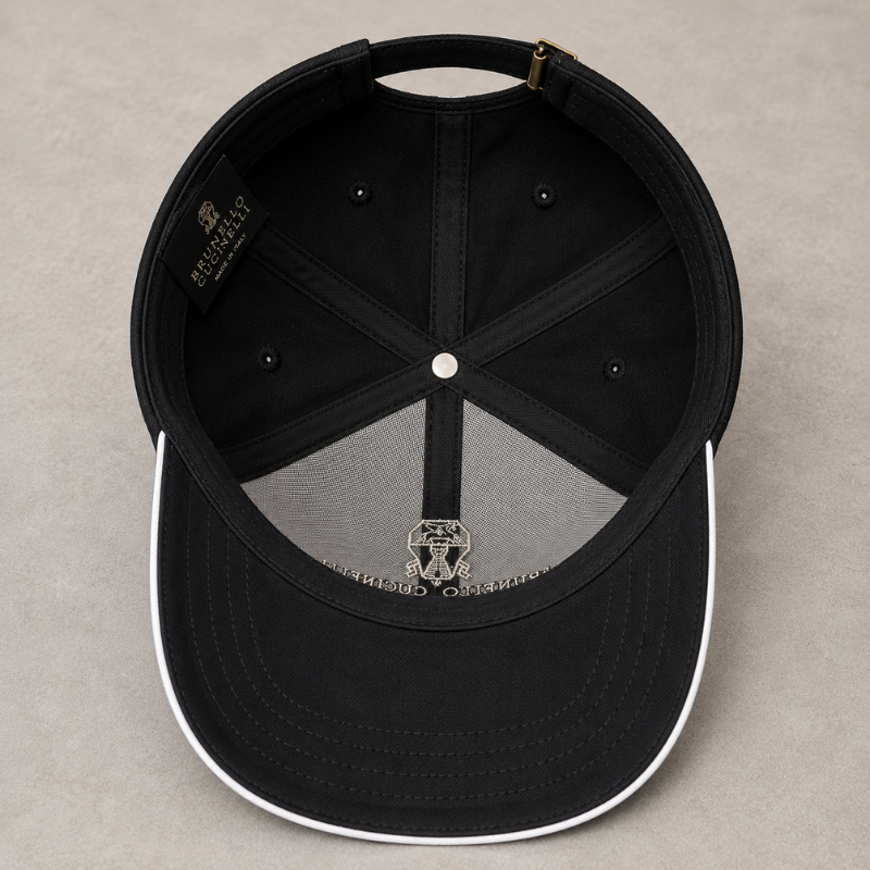 Bru_nello_Cucinelli Premium Cotton Baseball Cap | Luxury Adjustable Unisex Cap