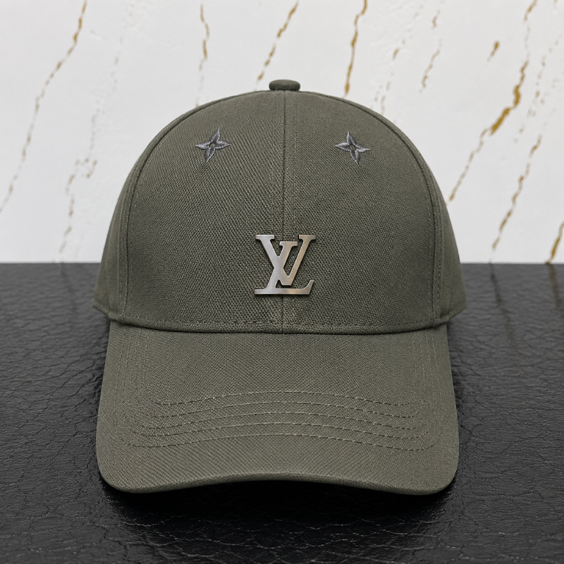 Lo_uis Vuit_ton Premium Olive Green Baseball Cap