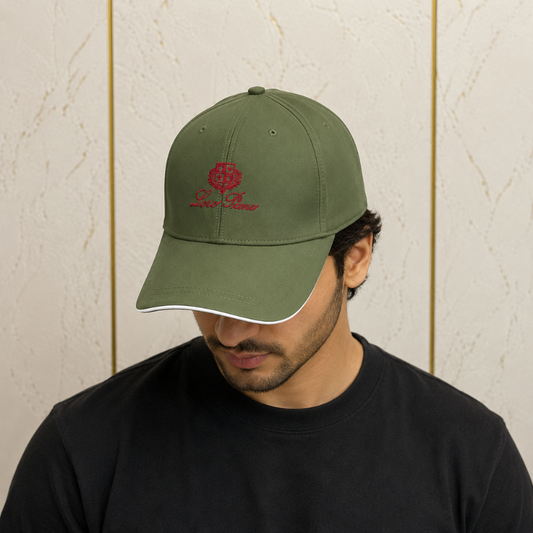 Lo_ro_Pia_na Premium Embroidered Baseball Cap – Olive Green