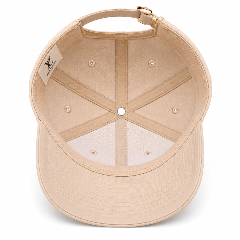 Pre_mium Be_ige Adjustable Baseball Cap | Luxury Unisex Casual Cap