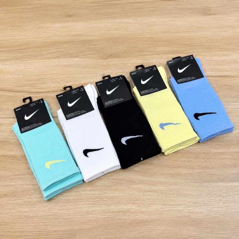 Pre_mium_Sp_orts Crew Socks Combo Pack (Pack of 5) | Breathable Cotton Athletic Socks for Men & Women