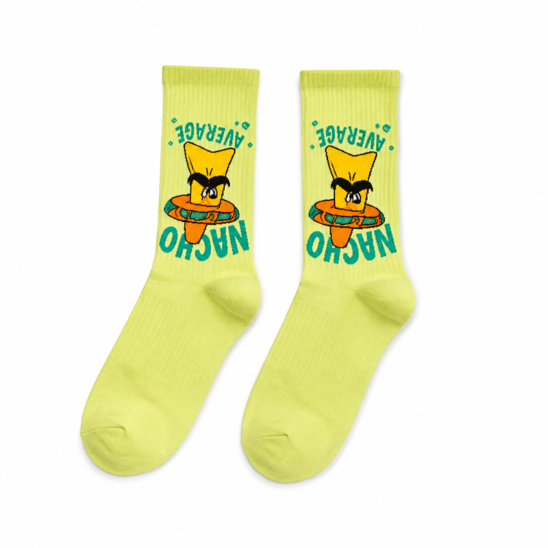 Gra_phic_Crew Socks Combo Pack of 5 | Premium Cotton Crew Socks | Soft Stretch Casual Fashion Socks | Multicolor