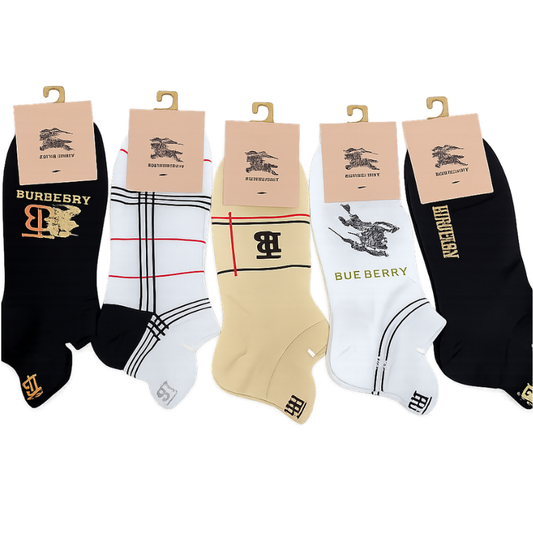 Pre_mium _Cotton Ankle Socks Combo Pack for Men & Women | Soft, Breathable & Stretchable | Everyday Casual & Sports Wear | Pack of 5