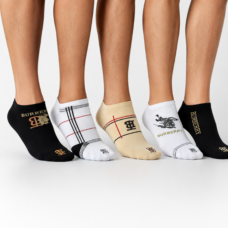 Pre_mium _Cotton Ankle Socks Combo Pack for Men & Women | Soft, Breathable & Stretchable | Everyday Casual & Sports Wear | Pack of 5