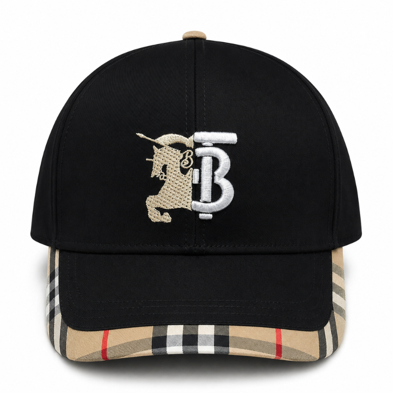 Pre_mium Black Emb_roidered Baseball Cap | Adjustable Unisex Casual Sports Cap