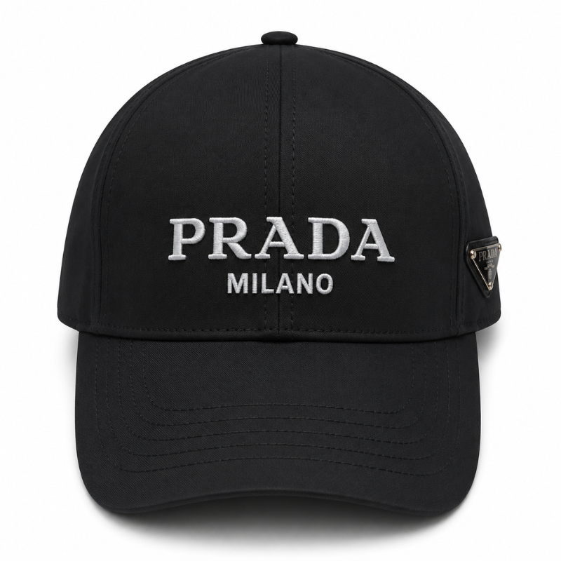 Pre_mium Black Embroidered Baseball Cap | Adjustable Unisex Casual Luxury Cap