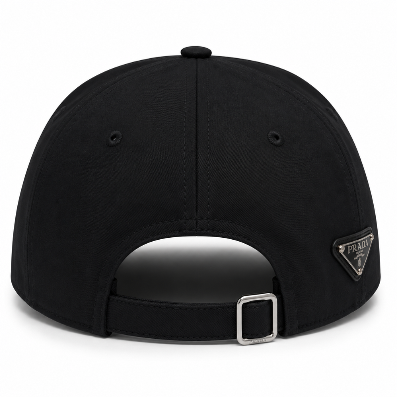 Pre_mium Black Embroidered Baseball Cap | Adjustable Unisex Casual Luxury Cap