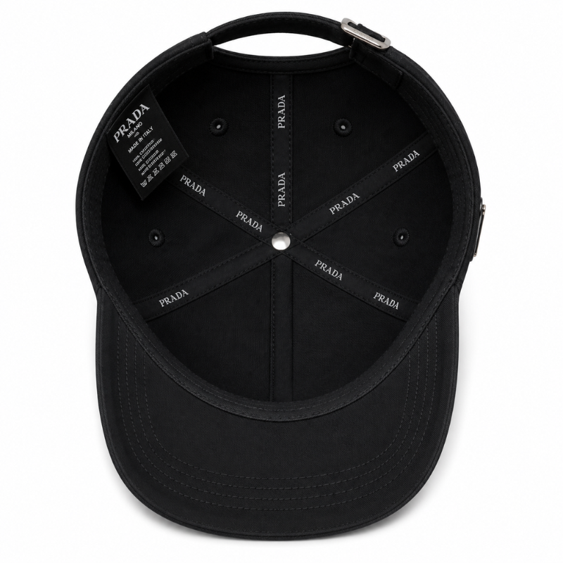 Pre_mium Black Embroidered Baseball Cap | Adjustable Unisex Casual Luxury Cap