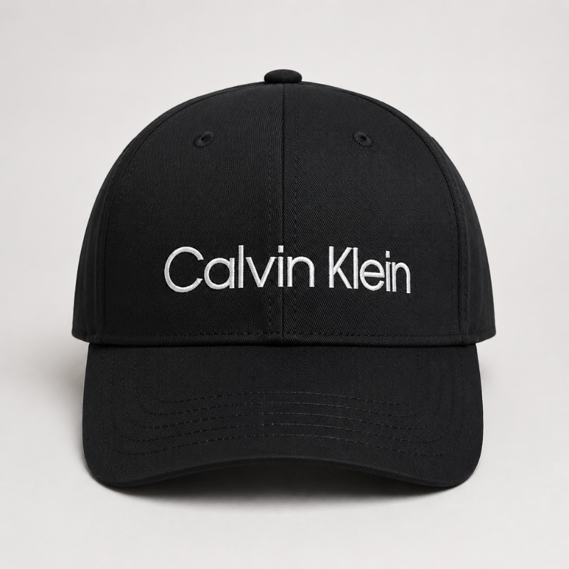 Ca_lvin Kl_ein Embroidered Black Adjustable Baseball Cap for Men & Women | Premium Cotton Casual Snapback