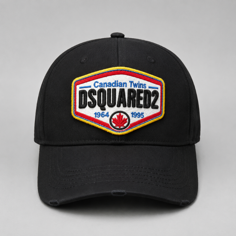 M_en's_Premium Black Embroidered Baseball Cap | Adjustable Casual Sports Cap