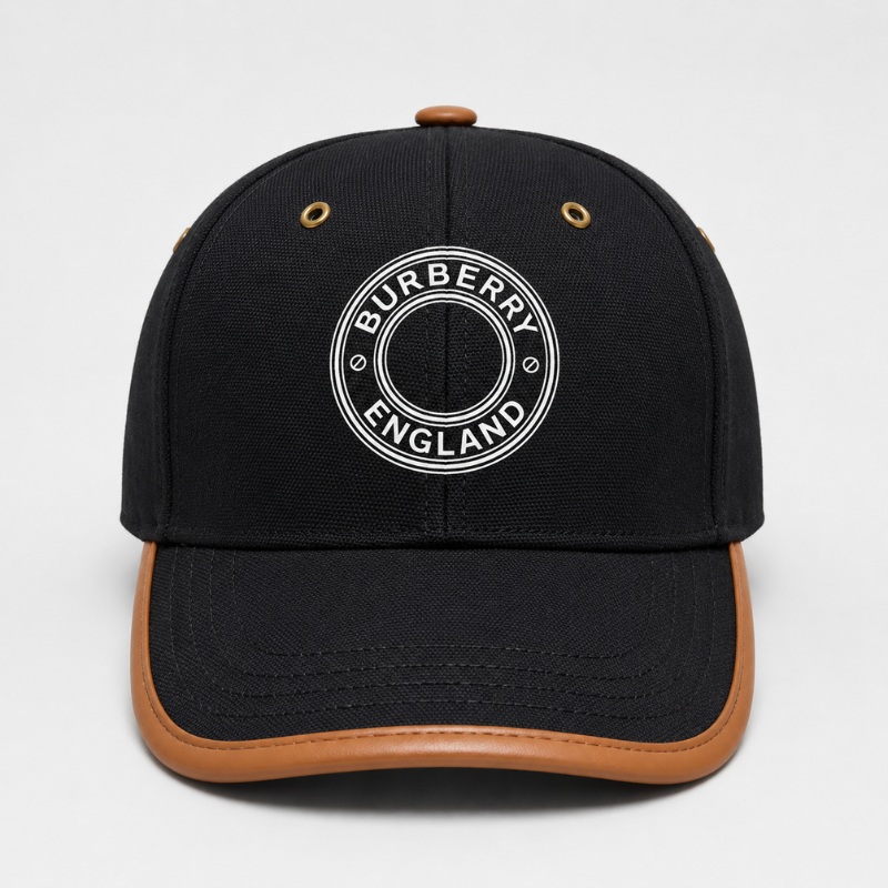 Prem_ium Black Adjustable Baseball Cap for Men | Casual Outdoor Sports Cap