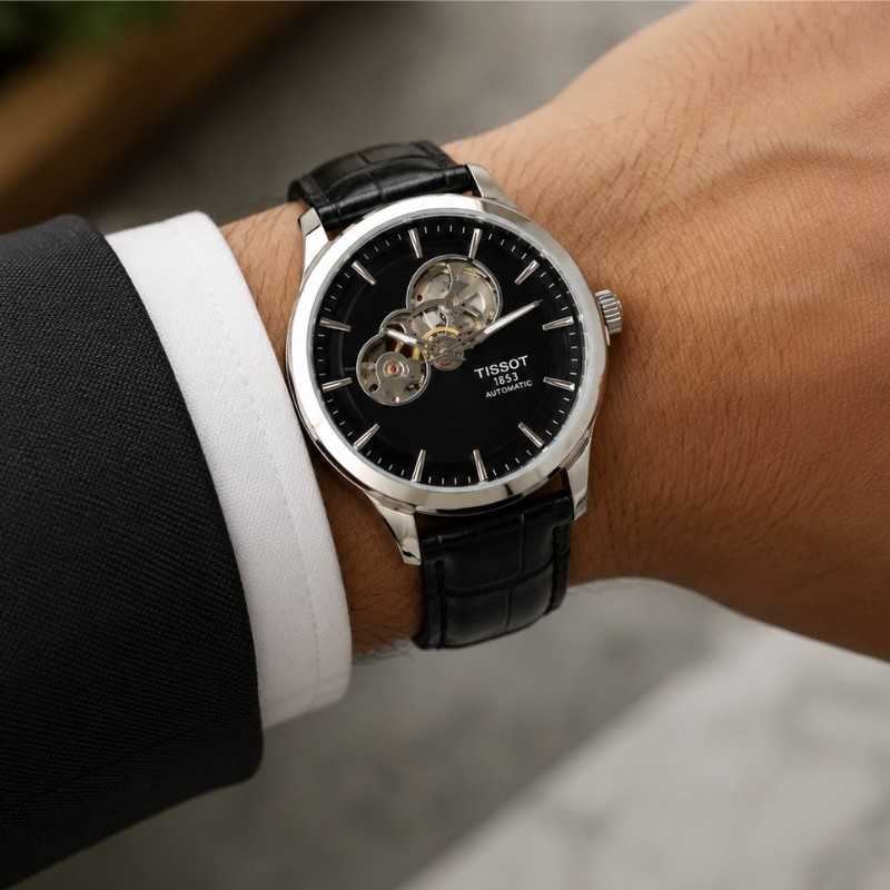 Tis_sot Automatic Skeleton Watch