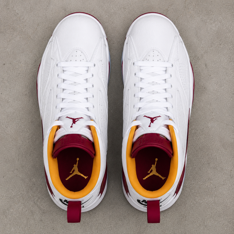 A_ir_Jor_dan 6 Retro High-Top Basketball Shoes | White/Maroon Premium Sneakers