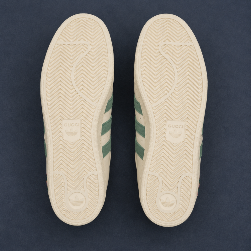Adi_das x Gu_cci Superstar Green & White Premium Sneakers for Men