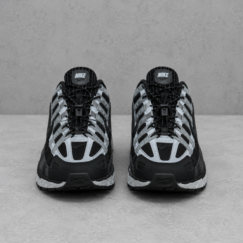 Ni_ke P-6000 Black Grey Running Shoes for Men