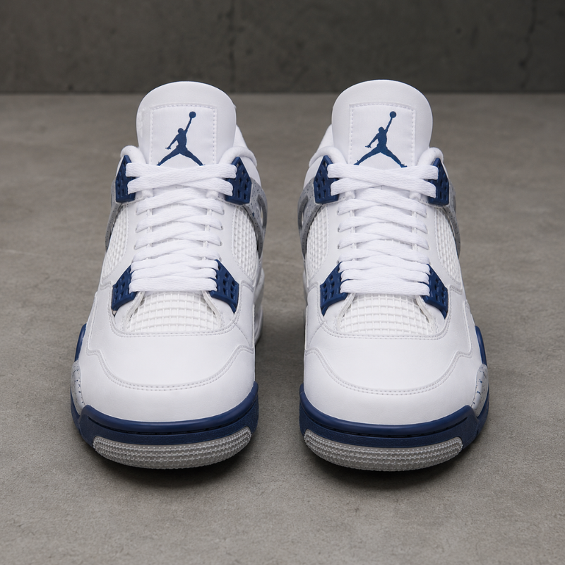 A_ir Jor_dan 4 Midnight Navy Sneakers for Men