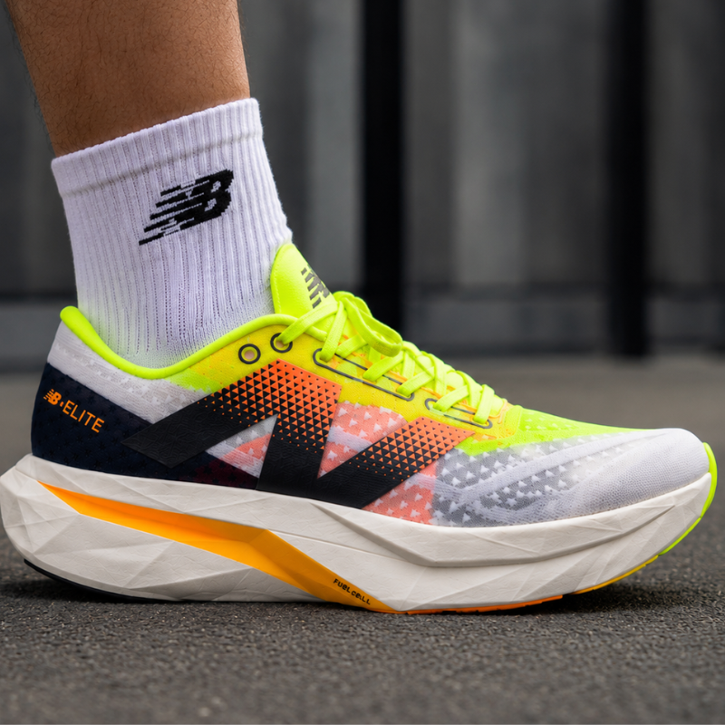 Ne_w Bala_nce FuelCell SuperComp Elite v4 – Neon Volt Orange Performance Running Shoes