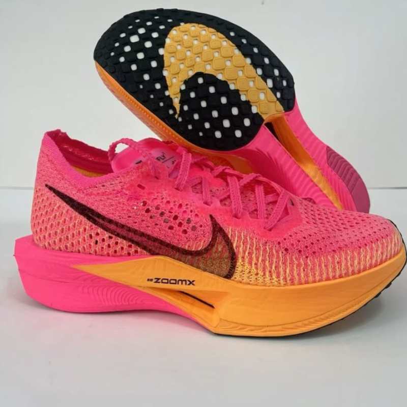 Ni_ke_ZoomX Elite Racer Pink Orange Running Shoes