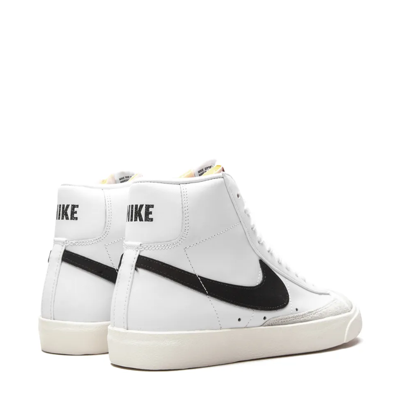 Ni_ke_Blazer Mid '77 White Black Classic Sneakers