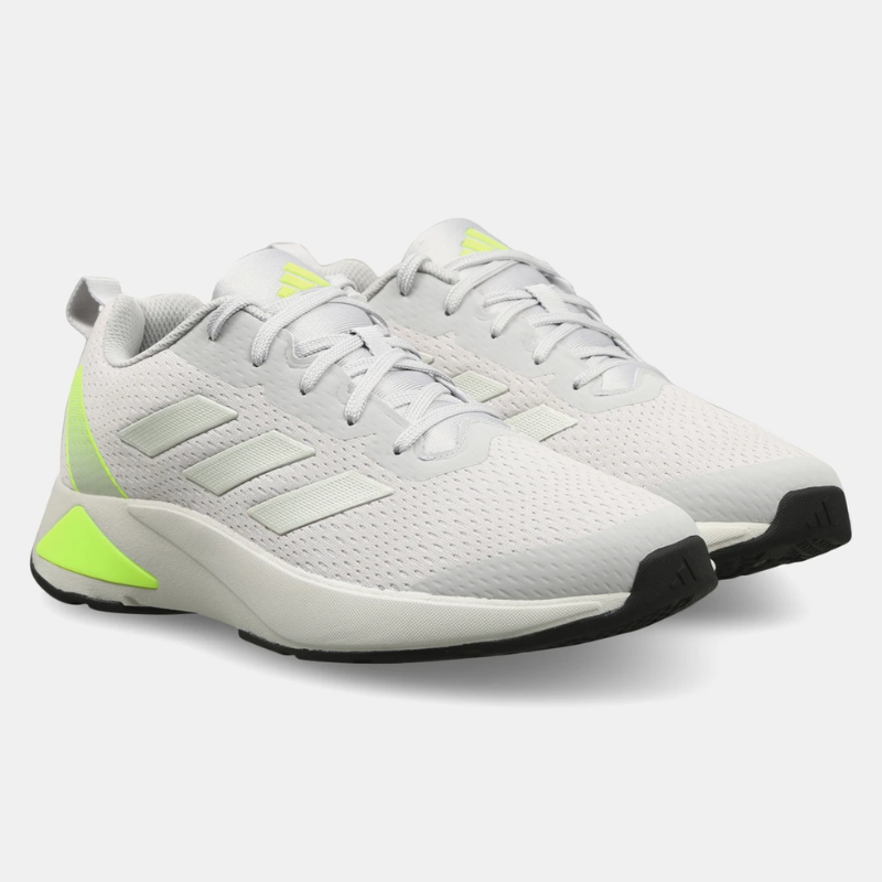 Adi_das_Resp-onse Runner – White / Neon Green Running Shoes