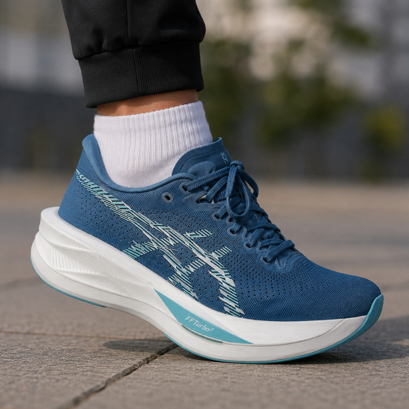 ASI_CS_FF_Turbo² Performance Running Shoes – Blue/White