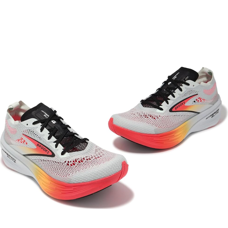 Bro_oks_Hyp_erion Elite Racing Shoes – White/Coral