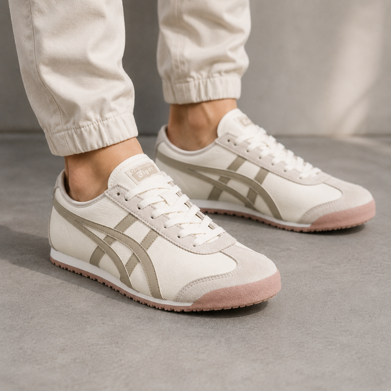 Onit_suka_Tiger Mexico 66 Cream Beige Sneakers