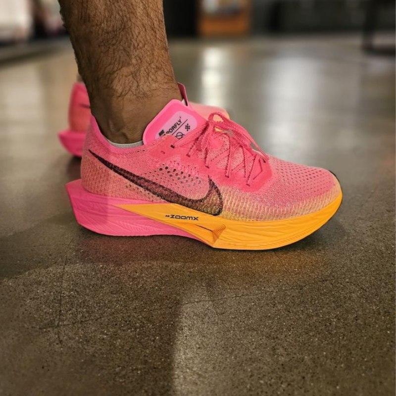 Ni_ke_ZoomX Elite Racer Pink Orange Running Shoes