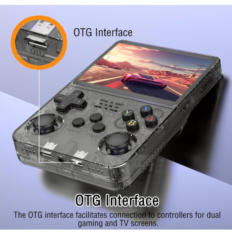 Handheld R36S Gaming Console – 4000 Games, Rechargeable Portable