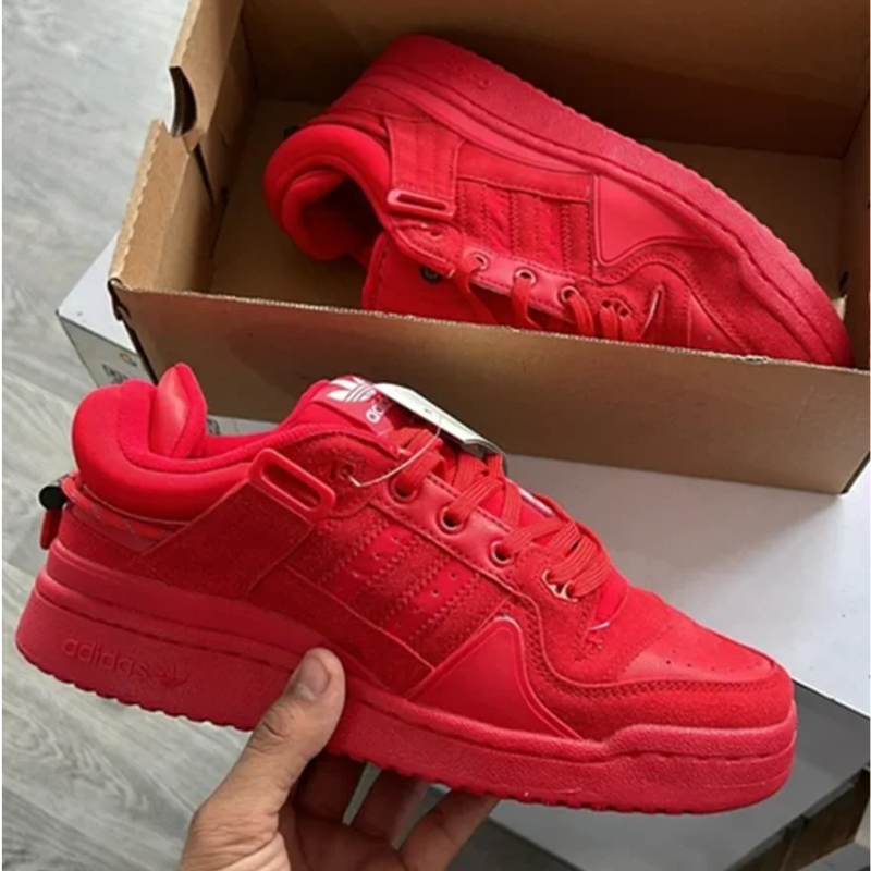 Adi_das x Bad Bunny Forum Buckle Low "Un Verano Sin Ti" (All-Red / Friends & Family Edition)