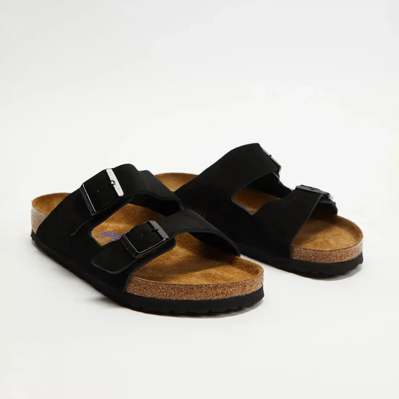 Birken_stock Arizona Comfort Sandals – Black & Brown | In Stock