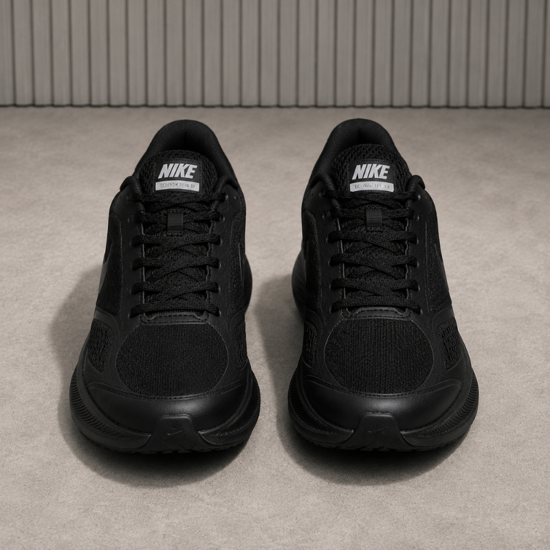 Ni_ke Air Downshifter 10 Men's Running Shoes | All Black Lightweight Sports Sneakers | Comfortable Daily Running Shoes