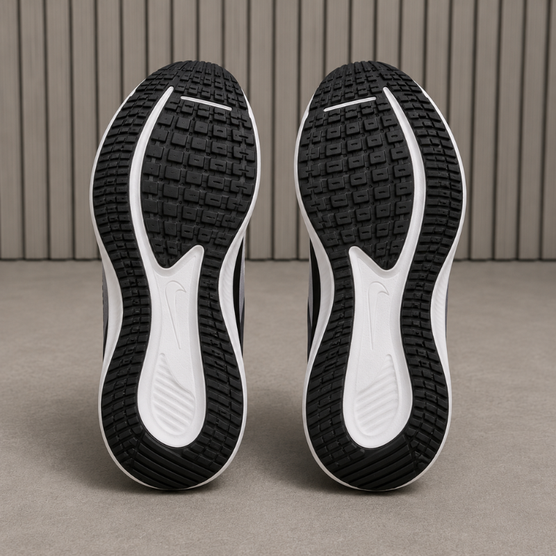 Ni_ke Air Downshifter 10 Men's Running Shoes | White & Black Lightweight Sports Sneakers | Everyday Comfort