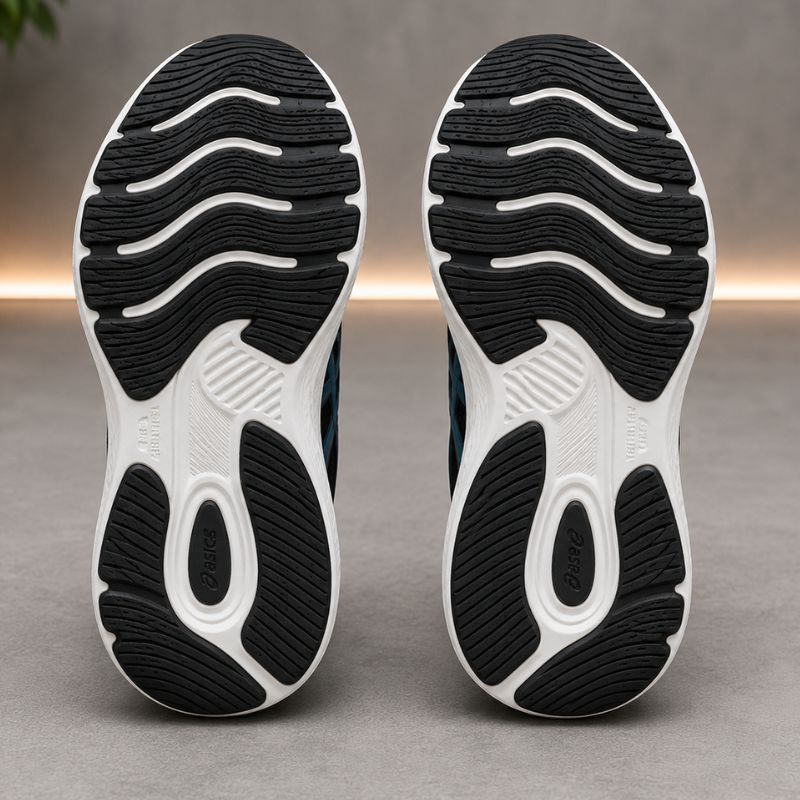 AS_ICS Jolt 5 Men's Running Shoes | Black & Blue Lightweight Sports Sneakers | Cushioned Performance