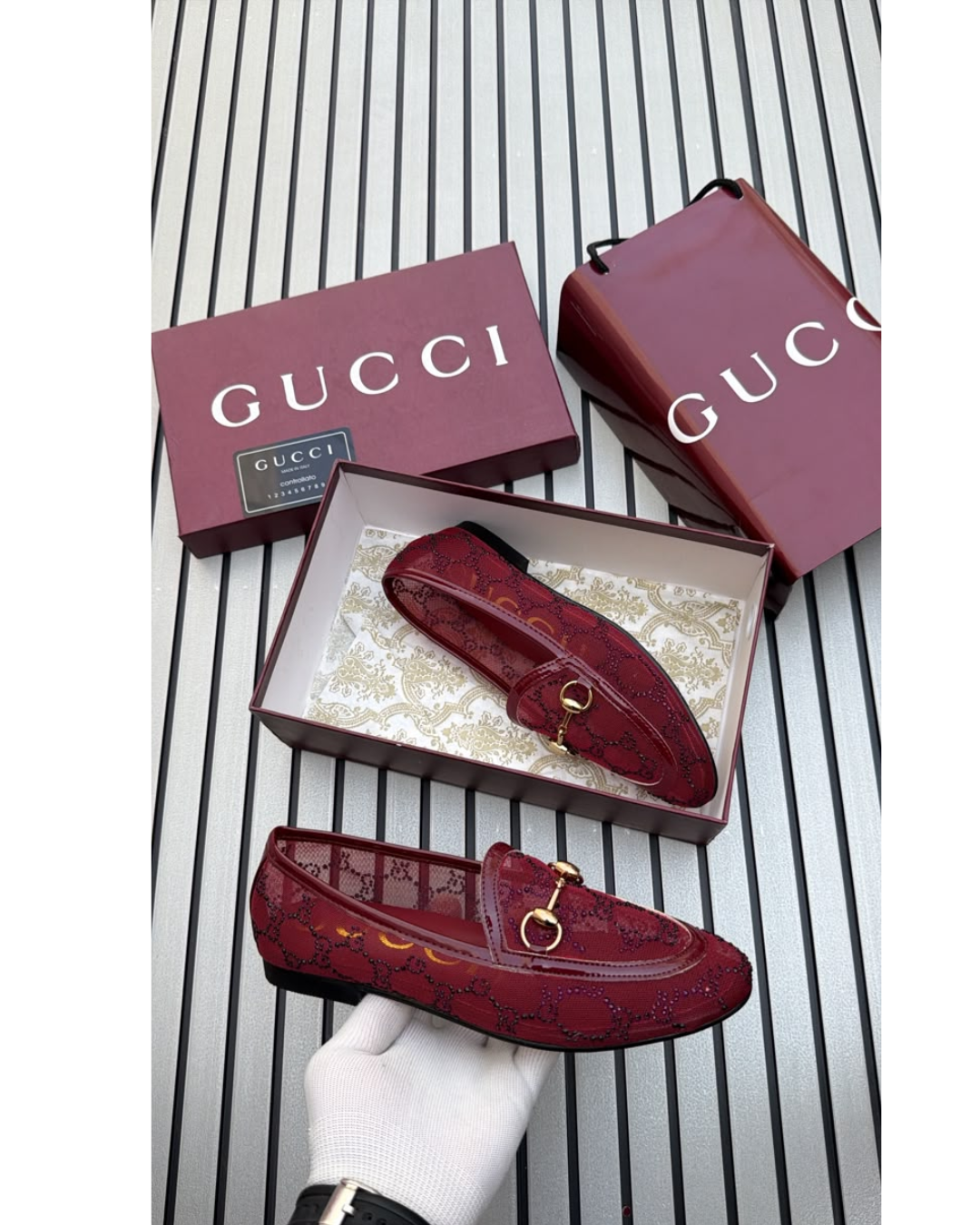 Lux_ury Burg_undy Horsebit Loafers for Men – Premium Designer-Inspired Slip-On Shoes