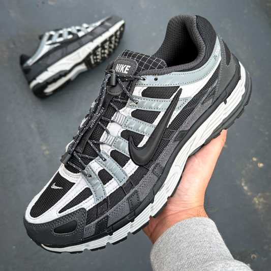 Ni_ke P-6000 Black Grey – Retro Running Inspired Lifestyle Sneakers  Key Features:
