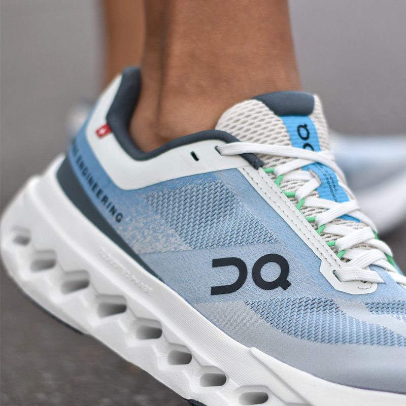 On Cl0ud surfer Next Niagara White Men’s Running Shoes | Lightweight Cushioned Sports Sneakers for Training & Daily Comfort