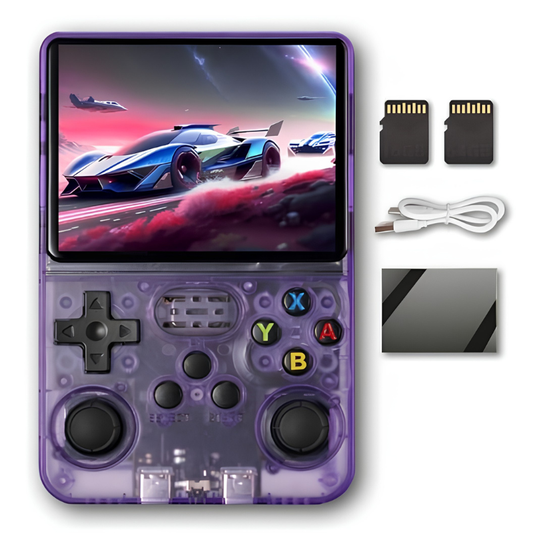 Handheld R36S Gaming Console – 4000 Games, Rechargeable Portable