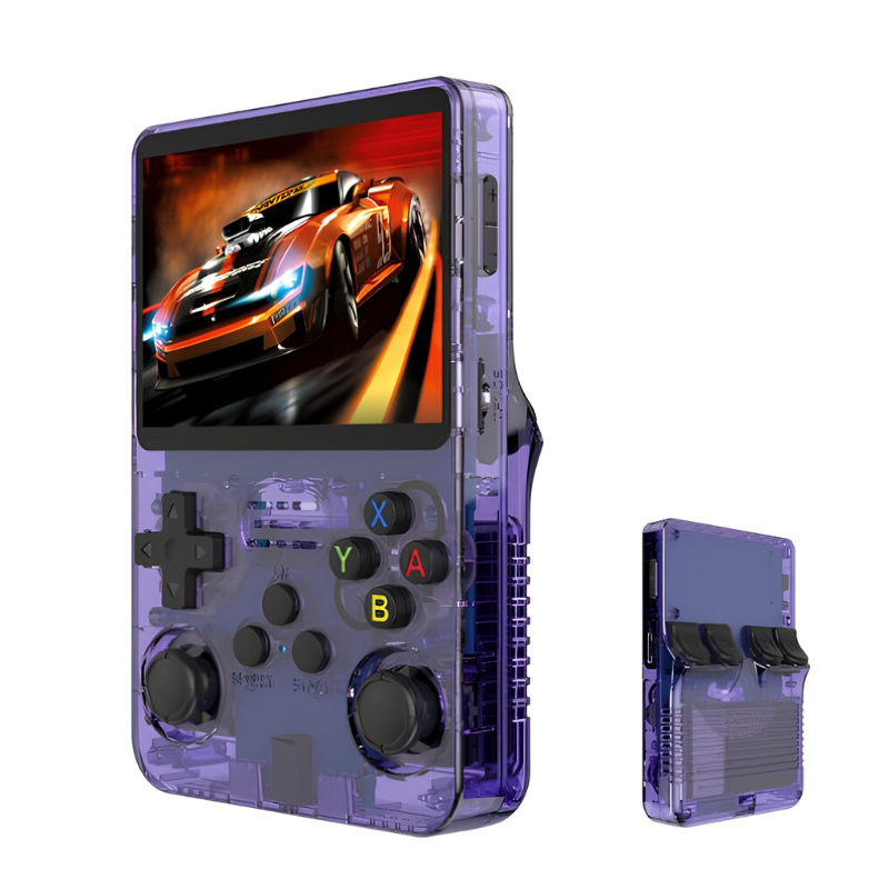 Handheld R36S Gaming Console – 4000 Games, Rechargeable Portable