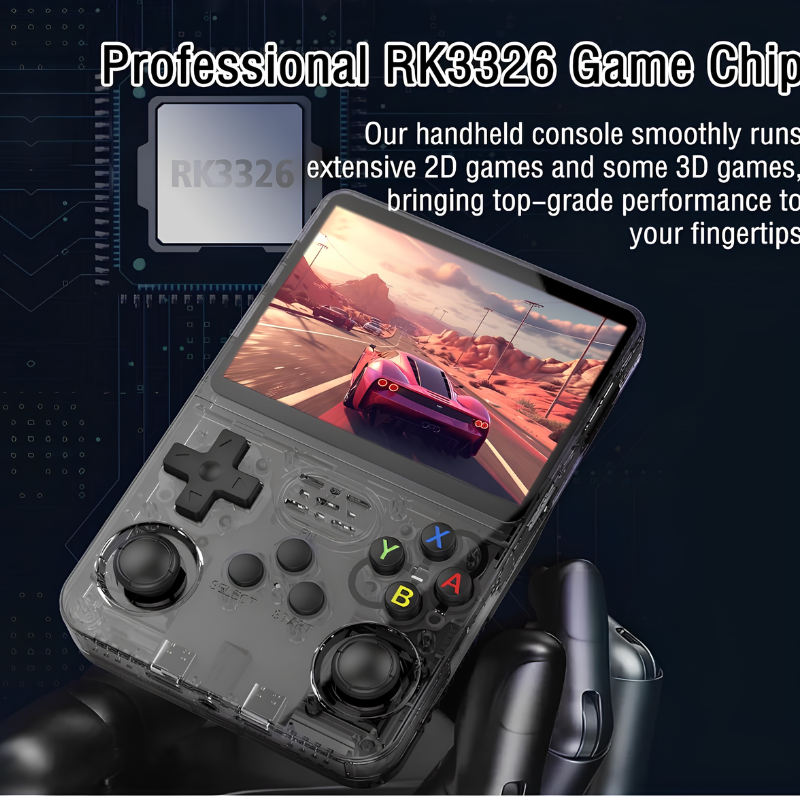 Handheld R36S Gaming Console – 4000 Games, Rechargeable Portable