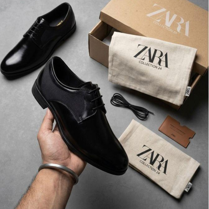 ZARA Formals Premium Men's Dress Shoes – Elegant Office & Party Wear