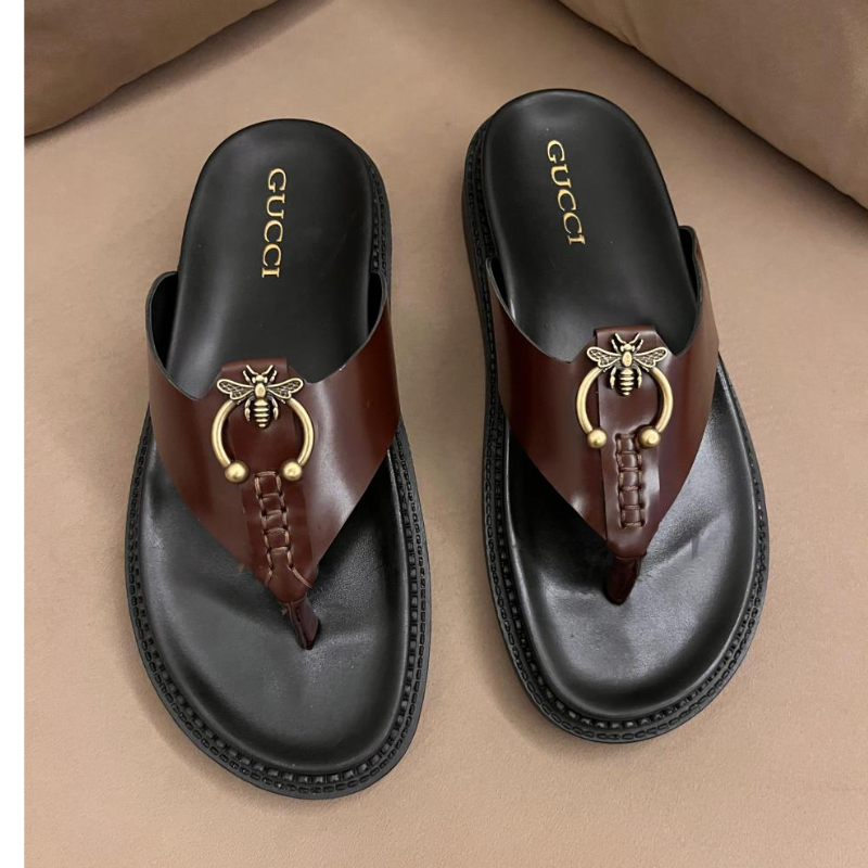 Gu_cci Luxury Slides Premium Comfort Designer Sandals