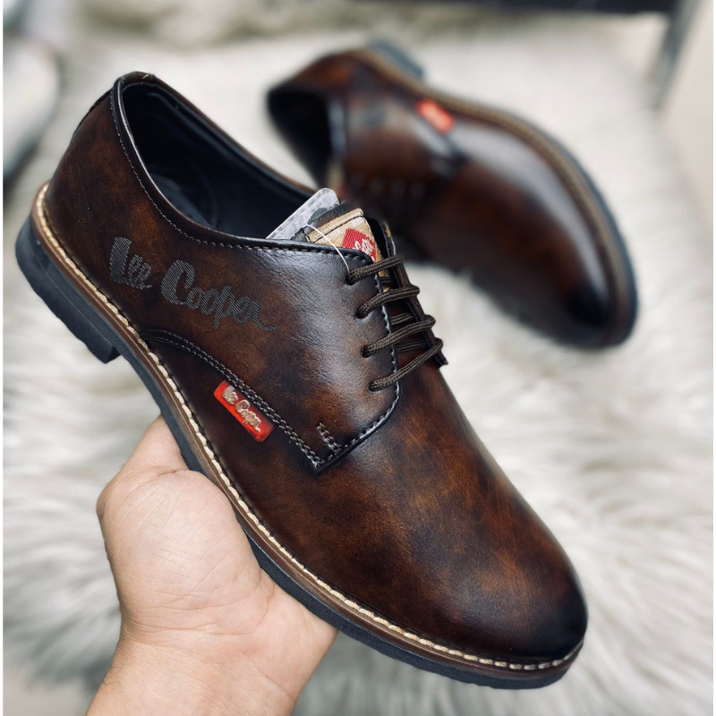 L_ee Coo_per Premium Formal Leather Loafers for Men